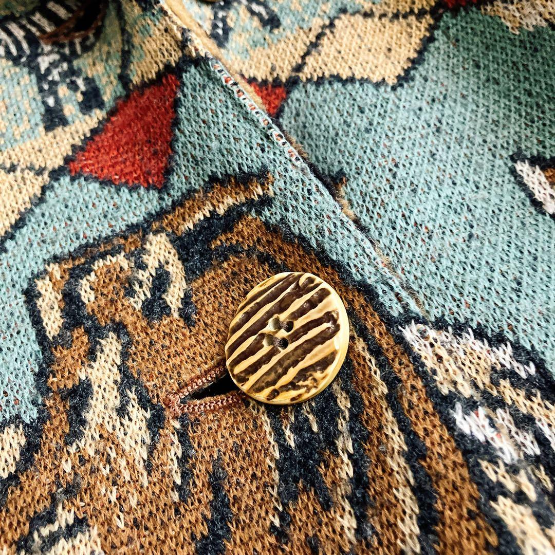 大きいサイズ/レリアン★ビッグシルエット アニマル 総柄 フーデッドロングコート