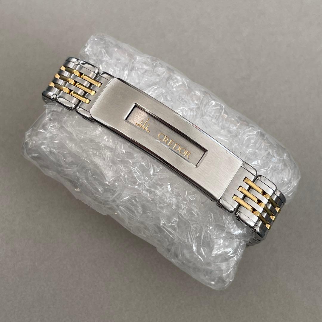 セイコー クレドール 18KT ベゼル 7371-0090 クォーツ レディース