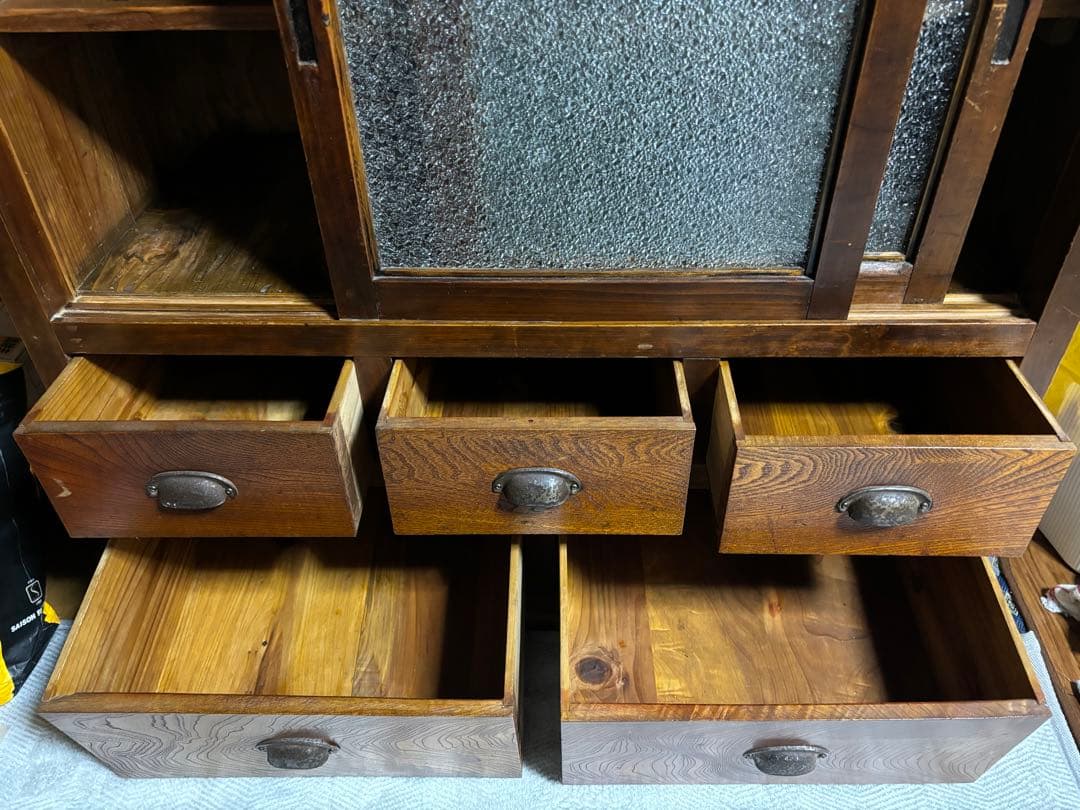 最終値下げ　昭和レトロ　アンティーク水屋　5月17日まで