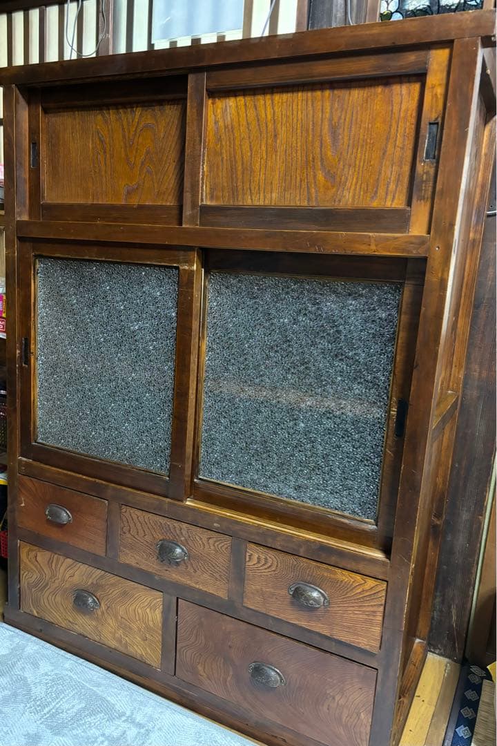 最終値下げ　昭和レトロ　アンティーク水屋　5月17日まで