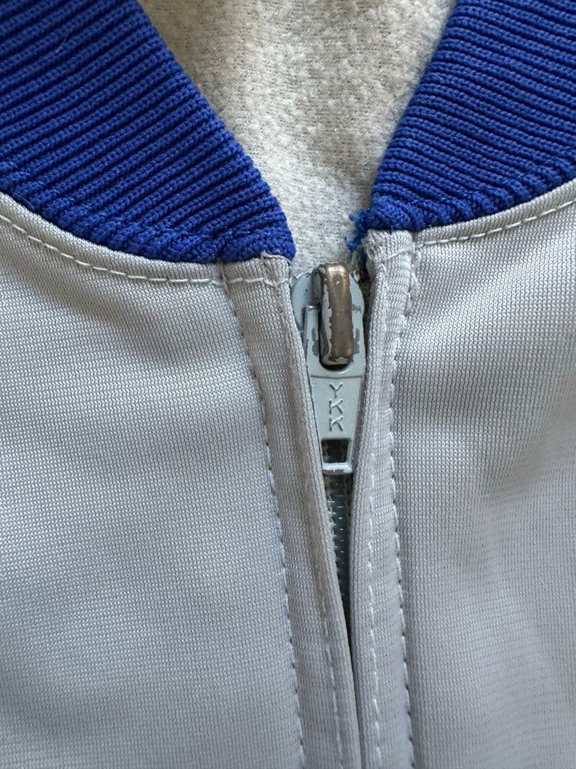 【ドイツ購入】80s adidas ジャケット 青×銀 ATP USA製