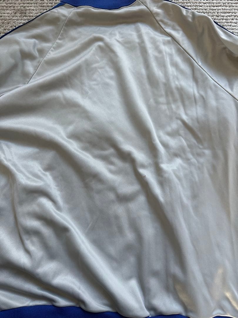 【ドイツ購入】80s adidas ジャケット 青×銀 ATP USA製