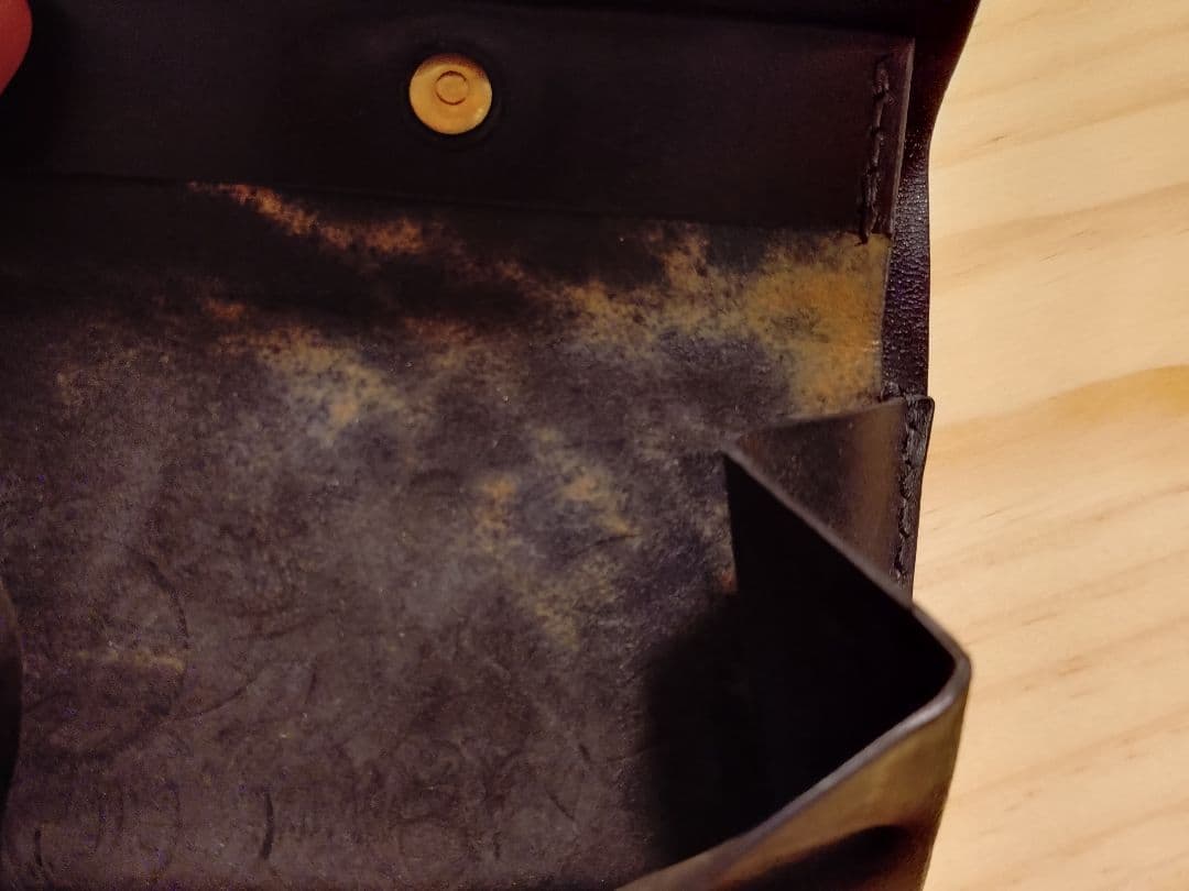 chamoto GUIDIレザー2つ折り財布