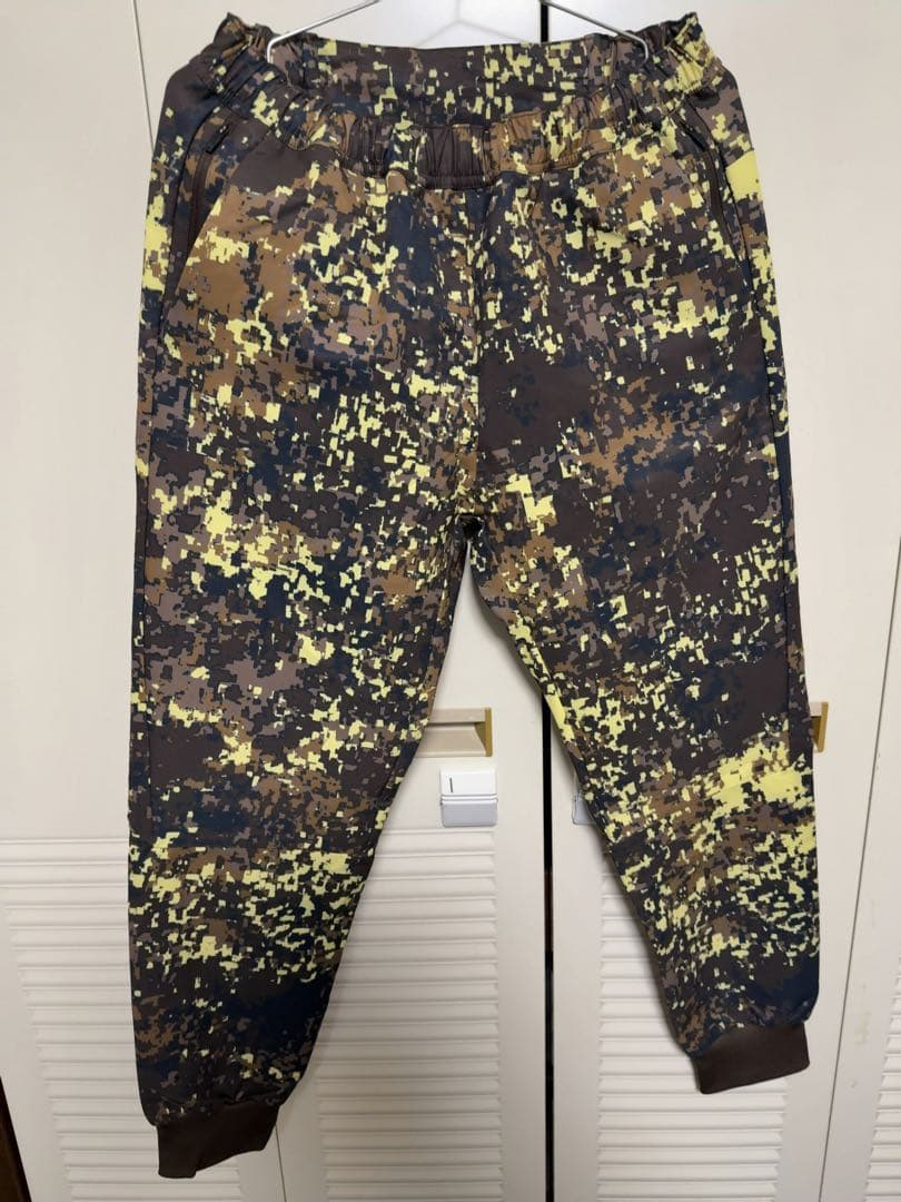 canterbury 迷彩　ストレッチ素材　上下セットアップ　上L 下M