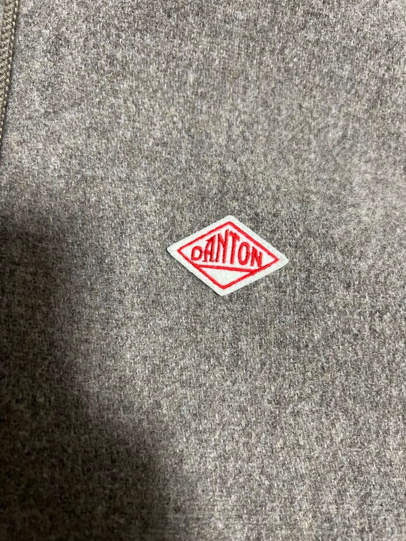 DANTON ダントン　ウールフード付きジャケット ブラウン　42