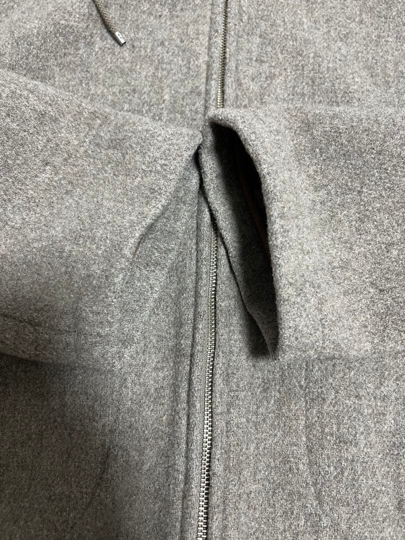 DANTON ダントン　ウールフード付きジャケット ブラウン　42