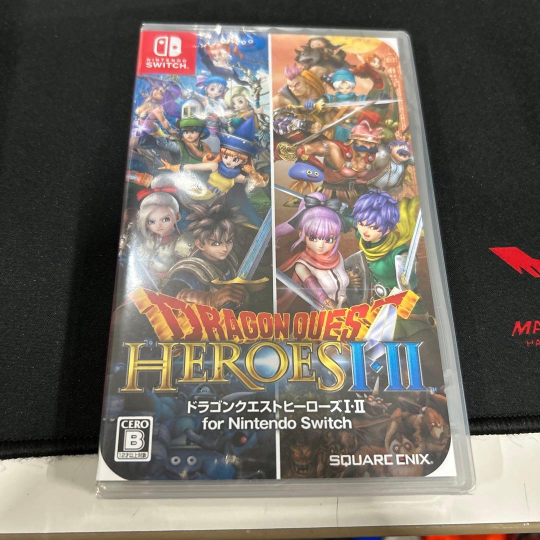 新品switch ドラゴンクエストヒーローズⅠ•Ⅱ スクウェアエニックス