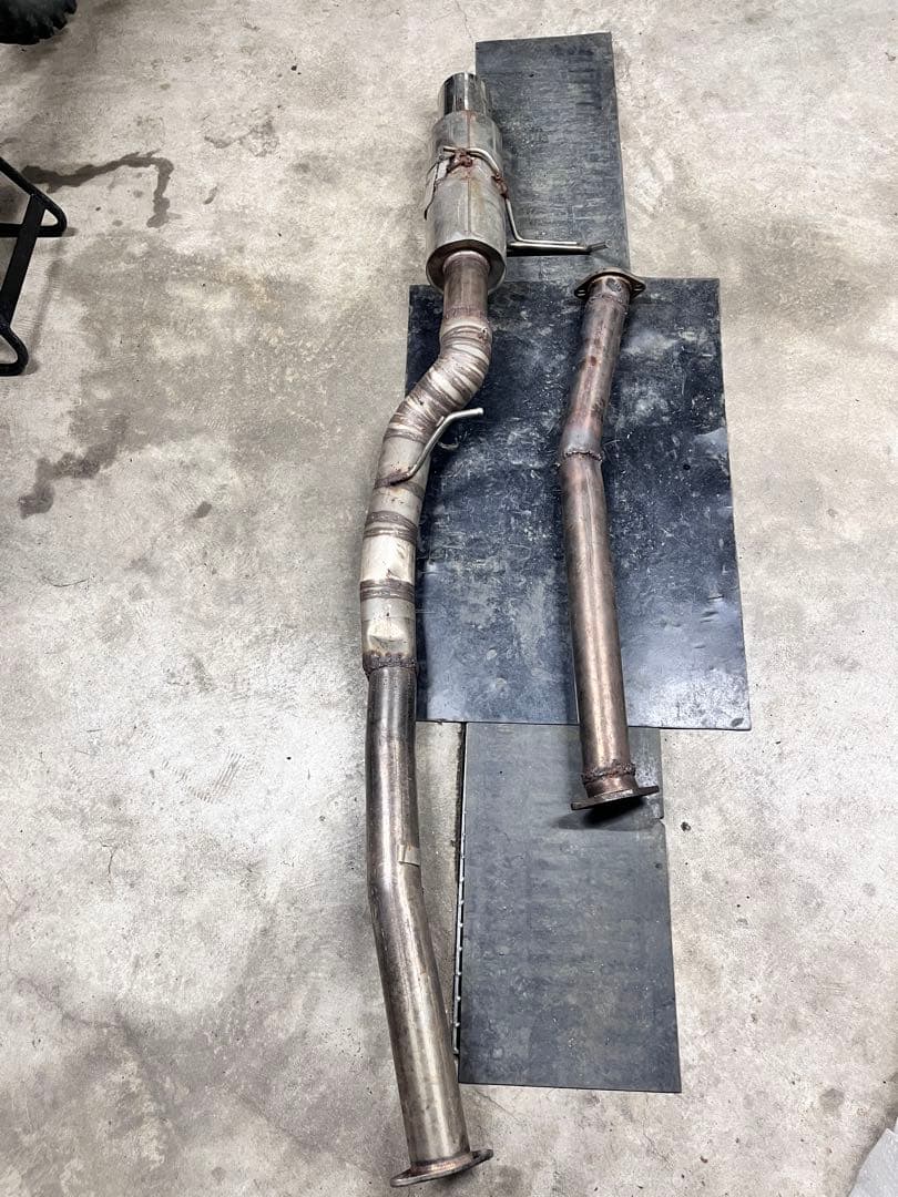 スカイライン　ECR33 HR33 マフラー 4ドア用 ターボ