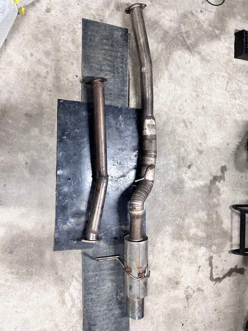 スカイライン　ECR33 HR33 マフラー 4ドア用 ターボ