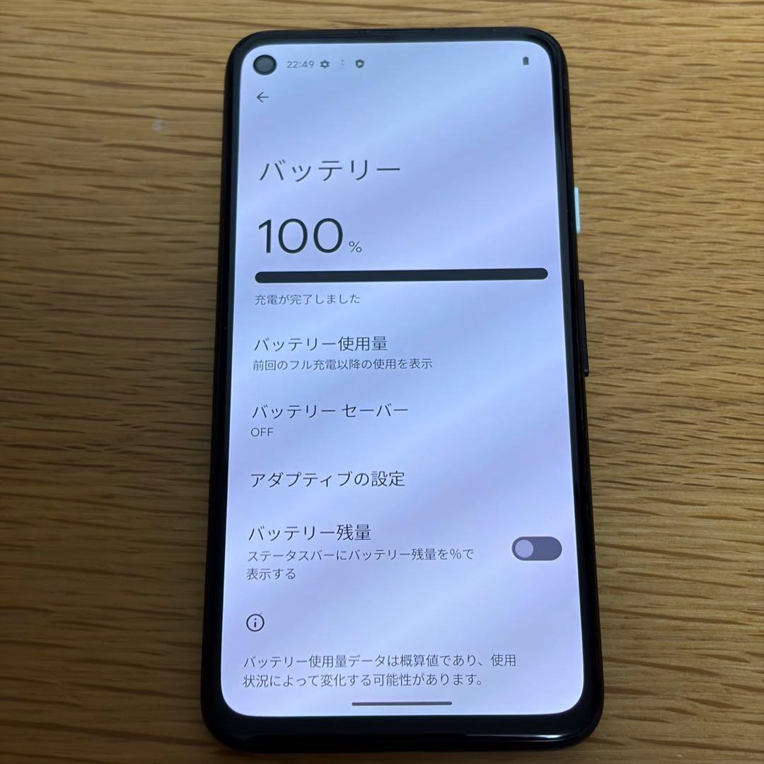 スマートフォン本体 Google pixel 4a 6213