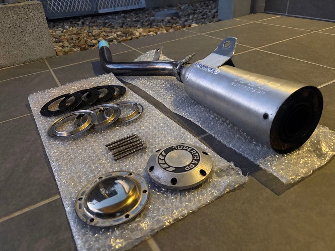 【もっくん】KLX250 キャブ車用 トラップマフラー