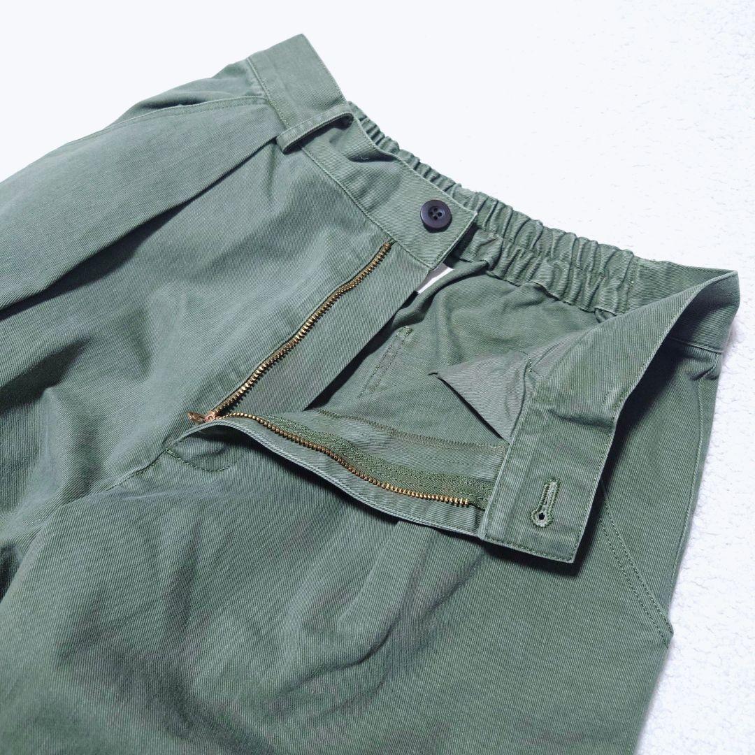 タグ付 現行品 HAG O WAR チノカーゴパンツ　カーキ　L 雅姫さん
