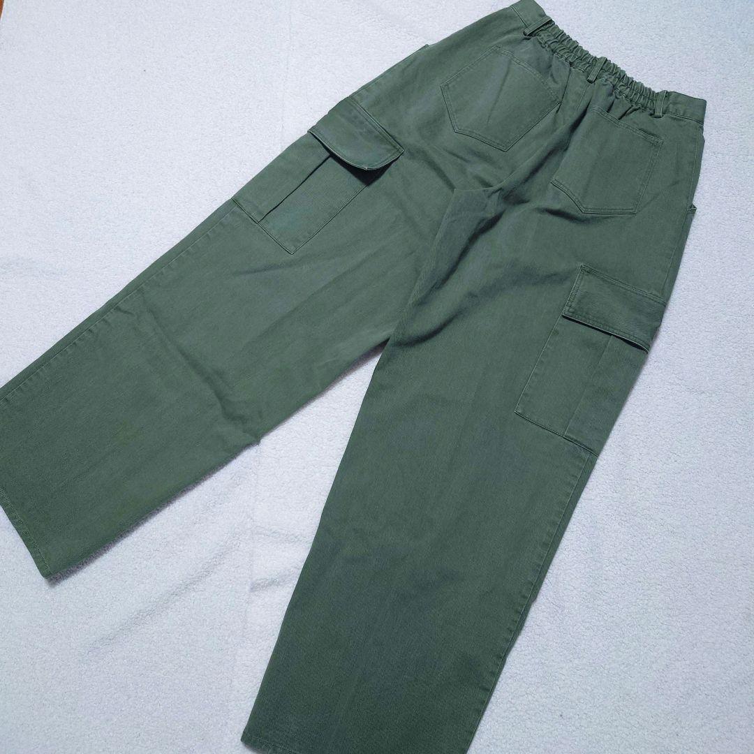 タグ付 現行品 HAG O WAR チノカーゴパンツ　カーキ　L 雅姫さん