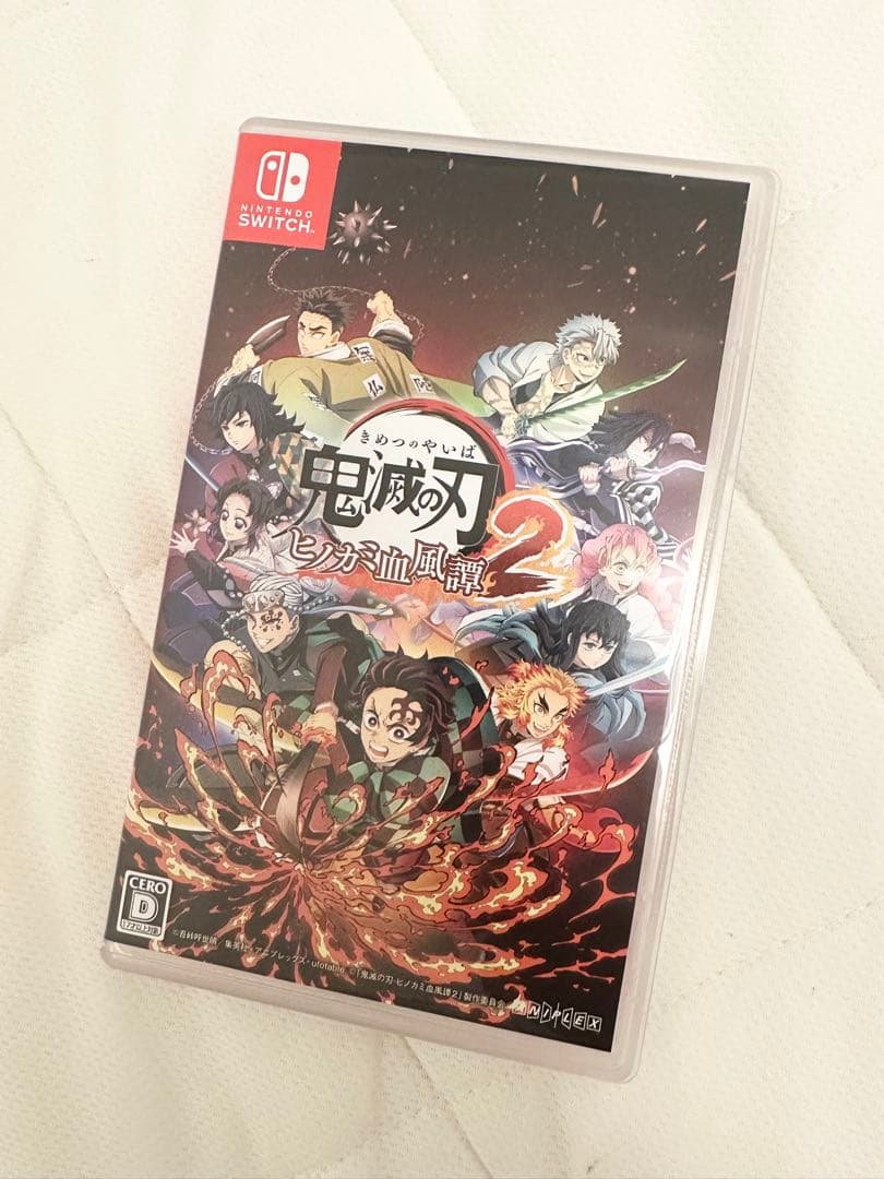 新品未開封　シュリンク付き　Switchソフト　鬼滅の刃 ヒノカミ血風譚2