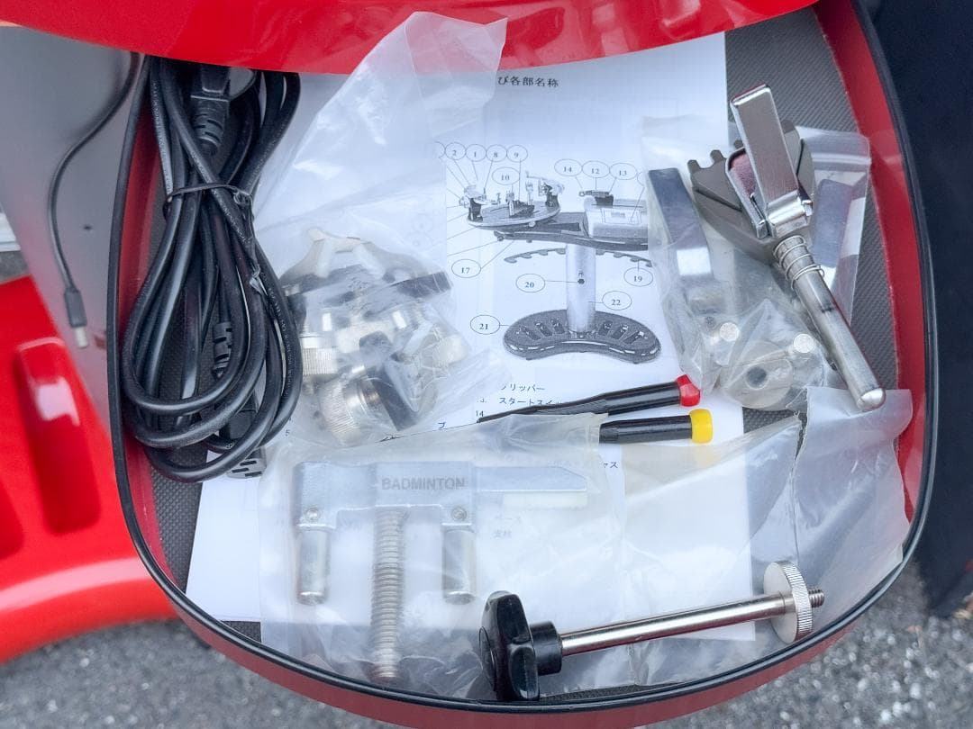 ディアナSP T-8000 ガット張り機 電動ストリングマシン 動作確認済み