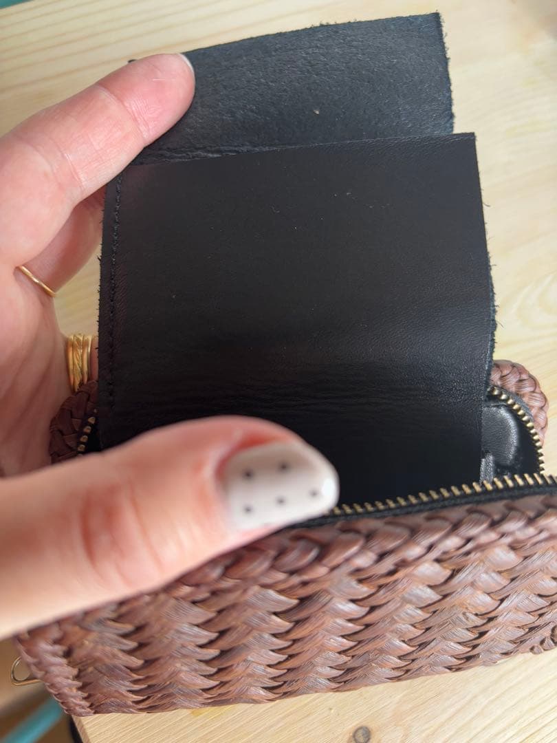 山葡萄　三つ折り財布