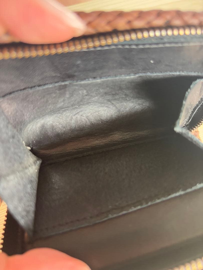 山葡萄　三つ折り財布