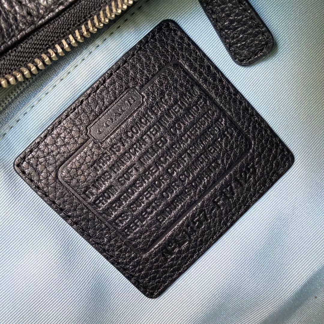 vintage coach old soho Black ダブルバックル 黒