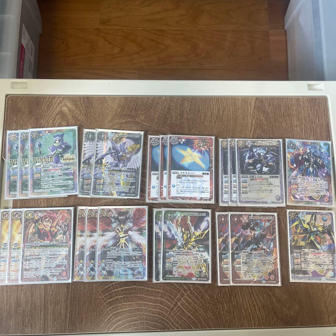 引退品　バトスピ 激覇デッキ、パーツセット