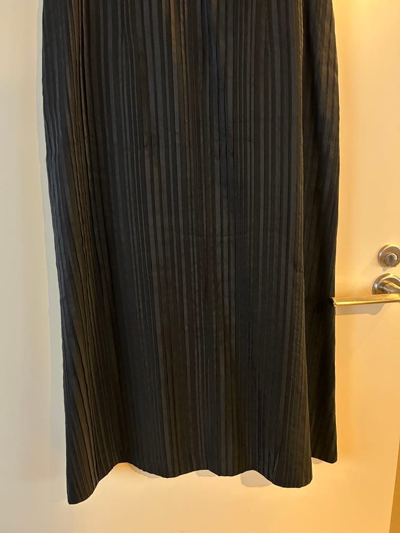 マメ　リボンストライプ　ジャンパースカート