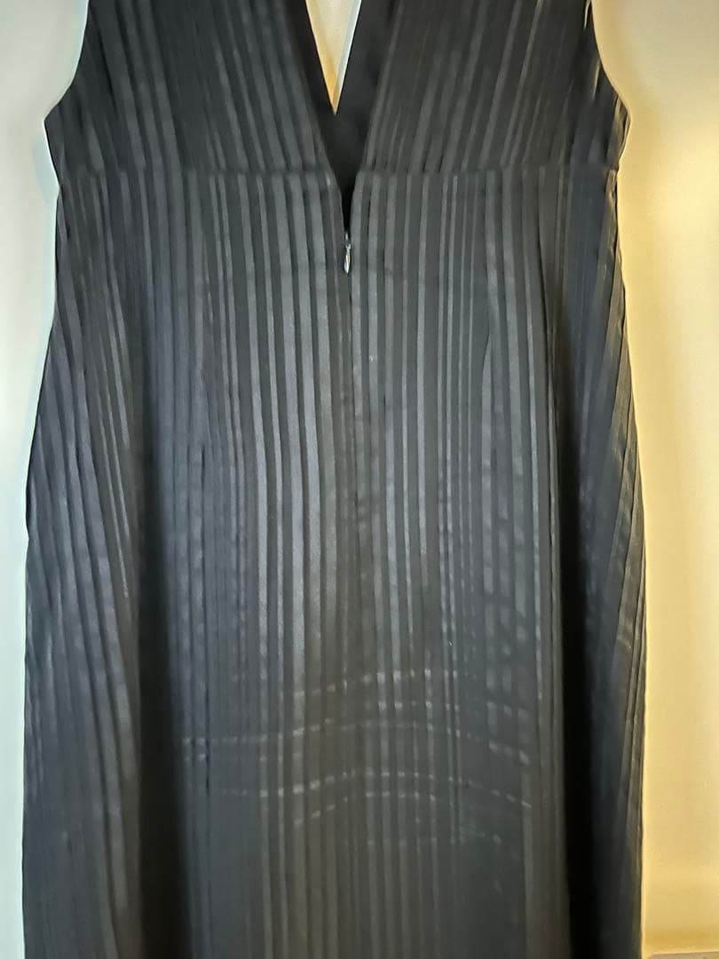 マメ　リボンストライプ　ジャンパースカート