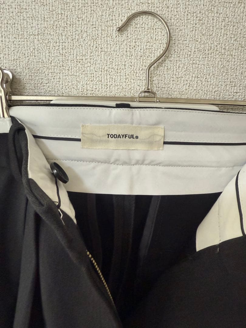 パンツ TODAYFUL Bonding Wide Trousers