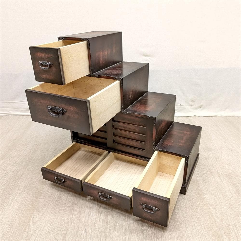 民芸家具　階段箪笥　時代箪笥　収納箪笥　小物箪笥　タンス　たんす　和箪笥　民藝