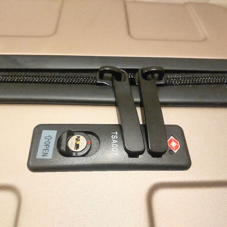 ★カギ付★ 無印良品 スーツケース 75L ストッパー付 MUJI ベージュ