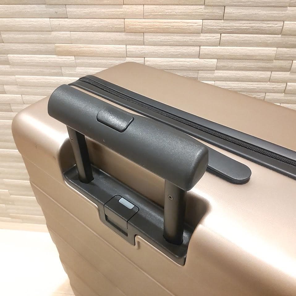 ★カギ付★ 無印良品 スーツケース 75L ストッパー付 MUJI ベージュ