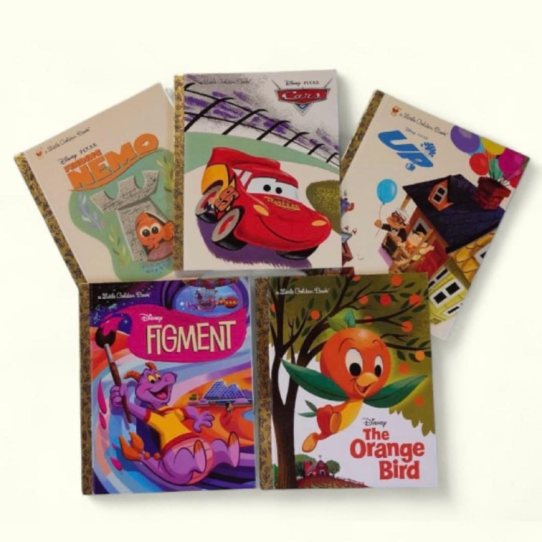 【新品未開封】ディズニー 絵本 Little Golden Books 5冊
