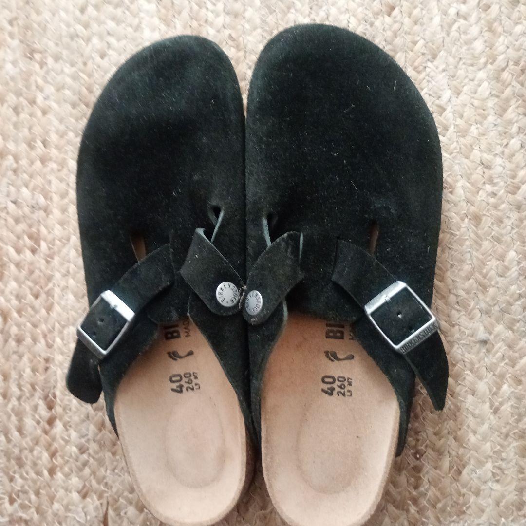 BIRKENSTOCK ブラック サボサンダル 40