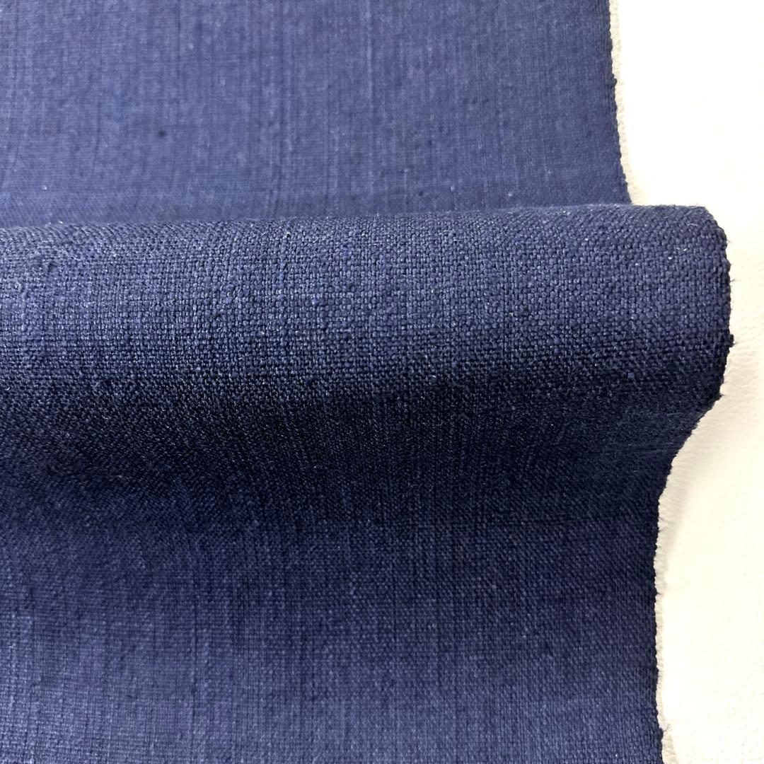 専用帯5090 ●渡文織物謹製 高級 正絹 落款 真綿紬 松葉仕立て名古屋帯無地