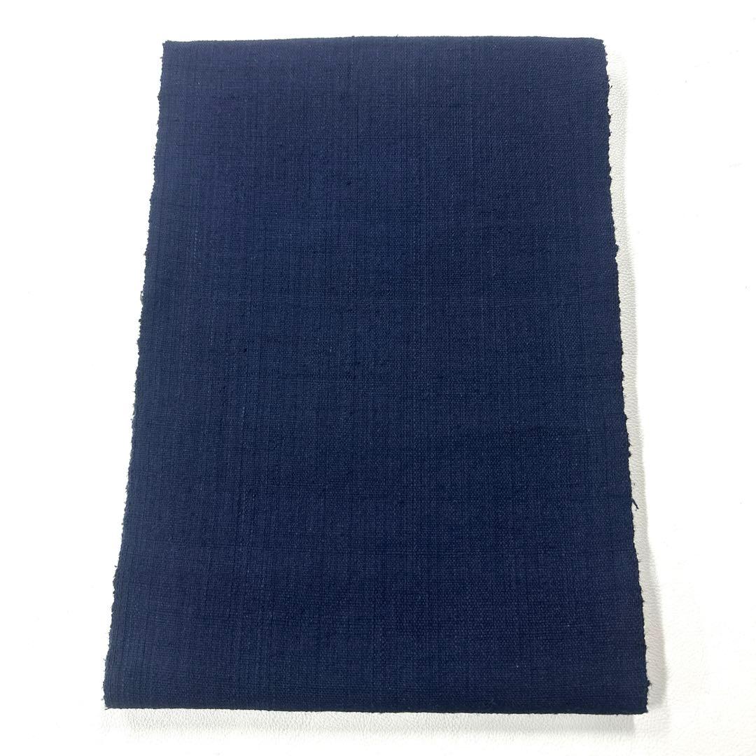 専用帯5090 ●渡文織物謹製 高級 正絹 落款 真綿紬 松葉仕立て名古屋帯無地