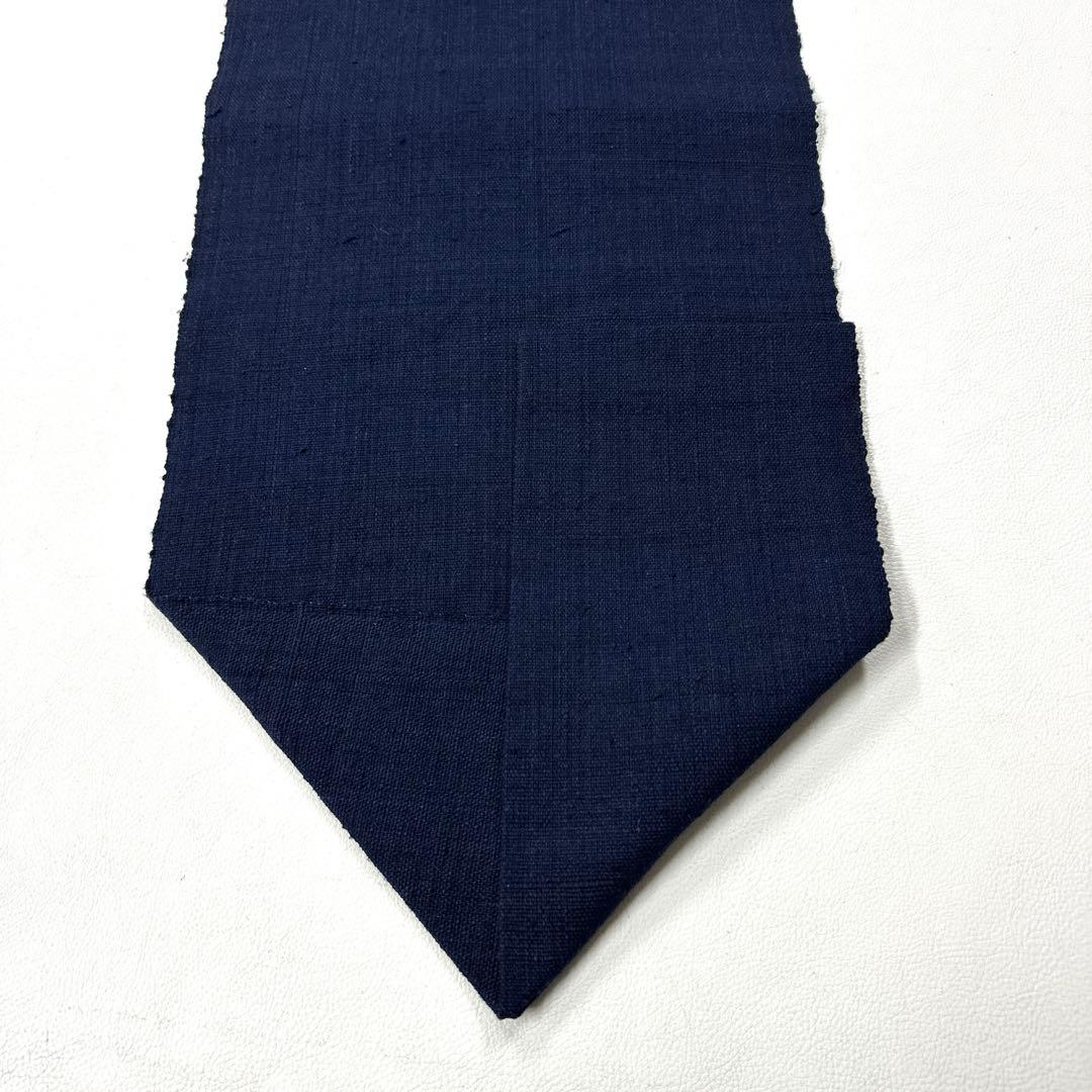 専用帯5090 ●渡文織物謹製 高級 正絹 落款 真綿紬 松葉仕立て名古屋帯無地