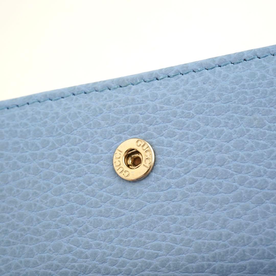 ✨新品未使用・箱付き✨　GUCCI キーケース　キーリング　6連　筆記体ロゴ