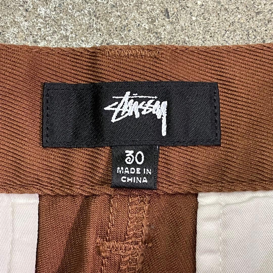 パンツ Stussy WORKGEAR TROUSER TWILL BROWN 30