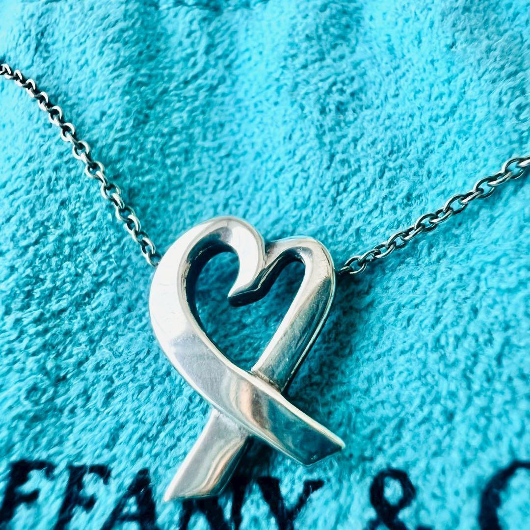 ✨極美品✨ティファニー　ネックレス　ラビングハート　925　パロマピカソ