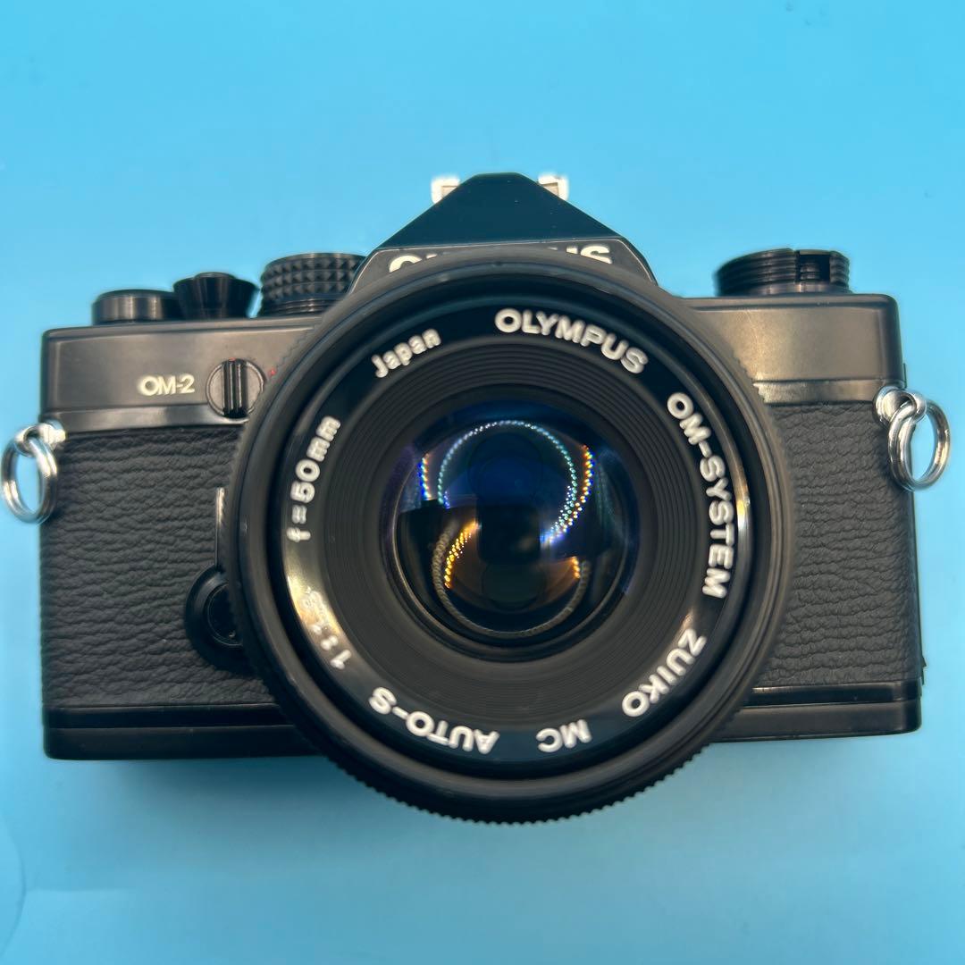 OLYMPUS OM-2 希少ブラックボディ綺麗アクセサリーシュー No-2付属