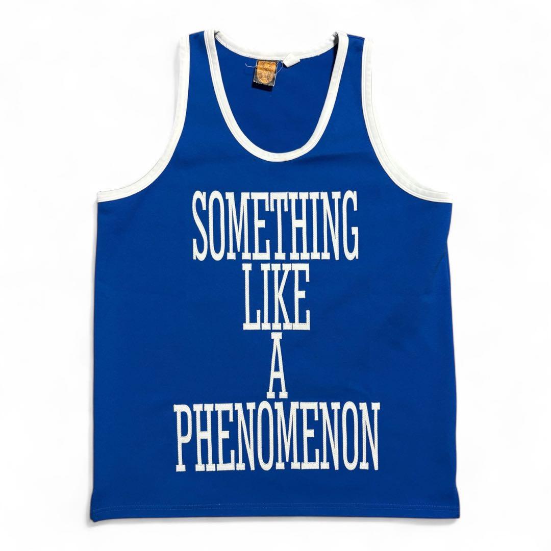 トップス PHENOMENON text design game tank top