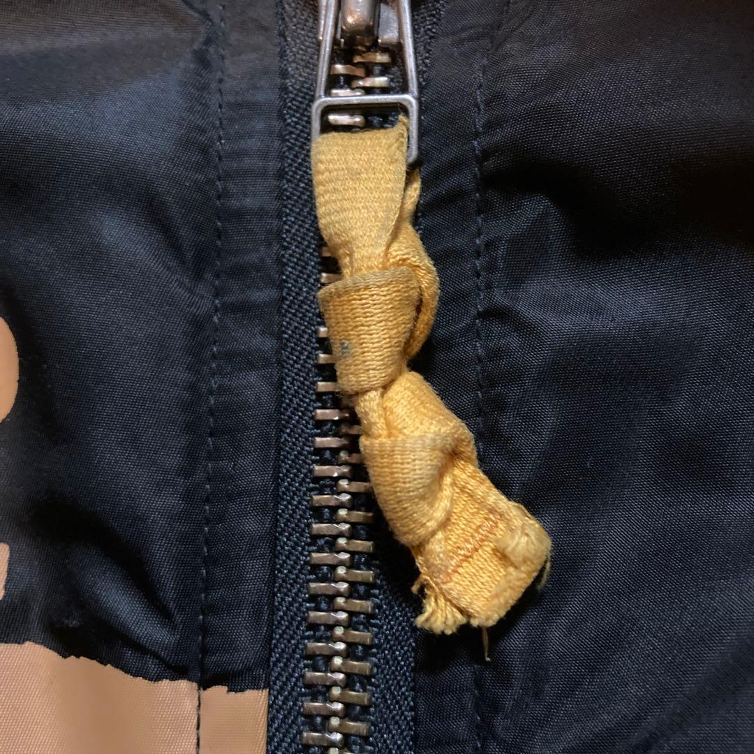 アヴィレックス　ワッペンフルカスタム　MA-1 バックロゴ　Mサイズ　黒