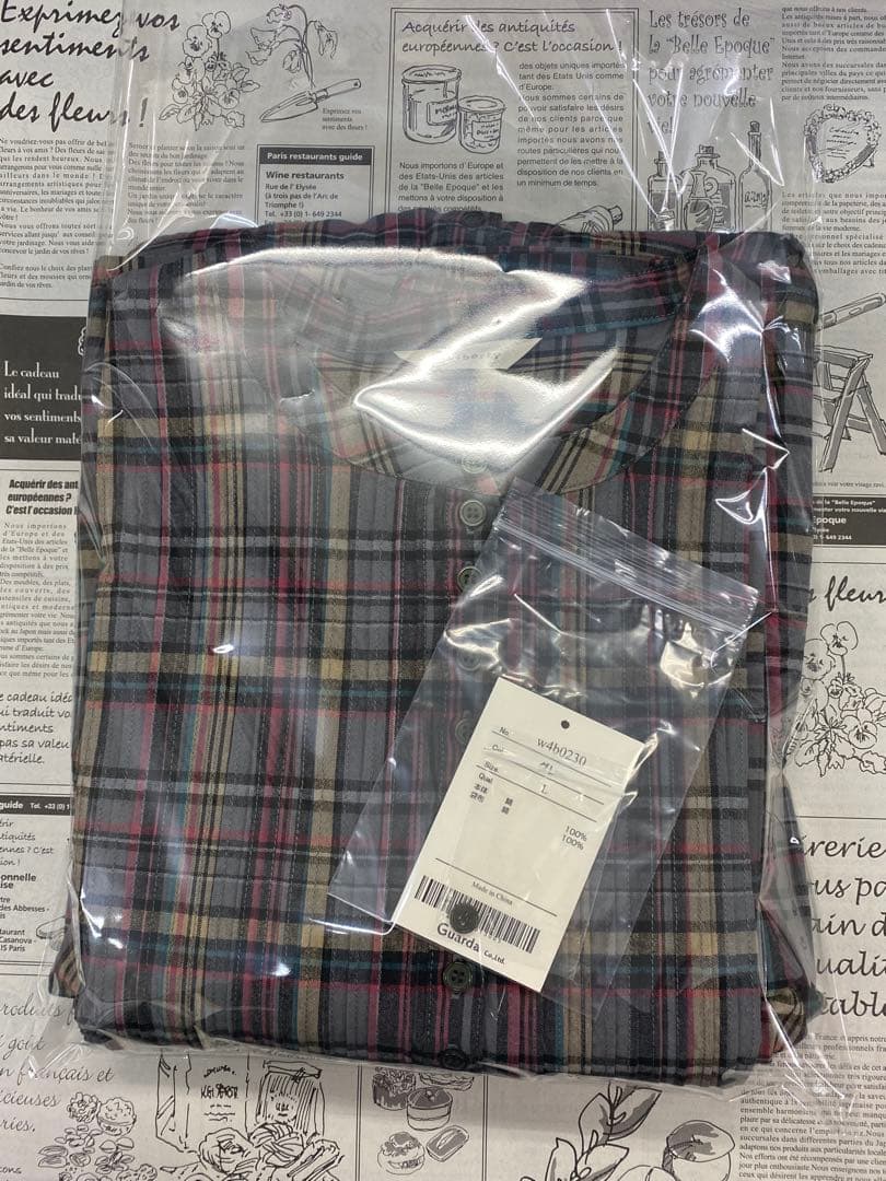 soulberry チェックラボの秋めくチェックのワンピース