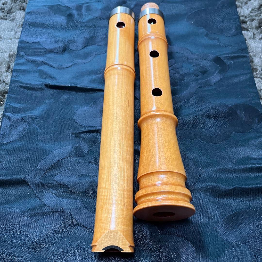 尺八 都山流 一尺八寸管 木管 【音出し確認済み】