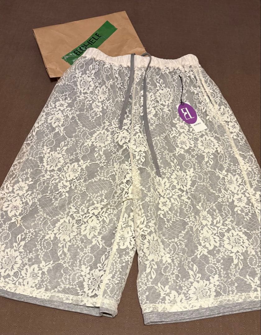 パンツ FRENCH TERRY XLACE HALFPANTS