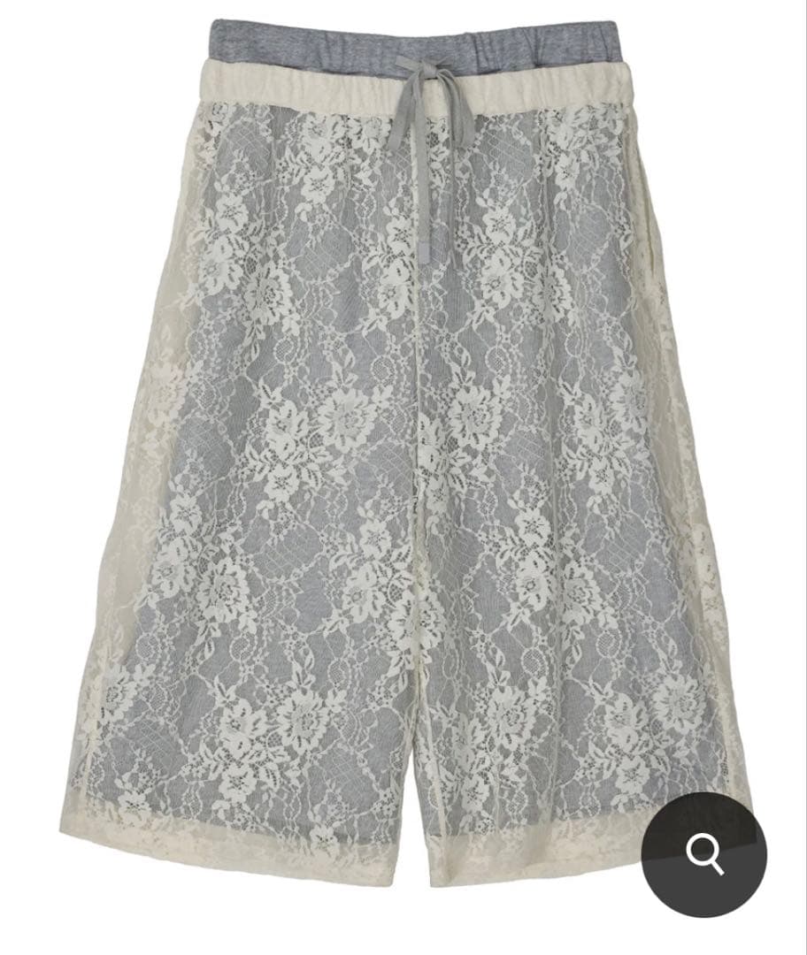 パンツ FRENCH TERRY XLACE HALFPANTS