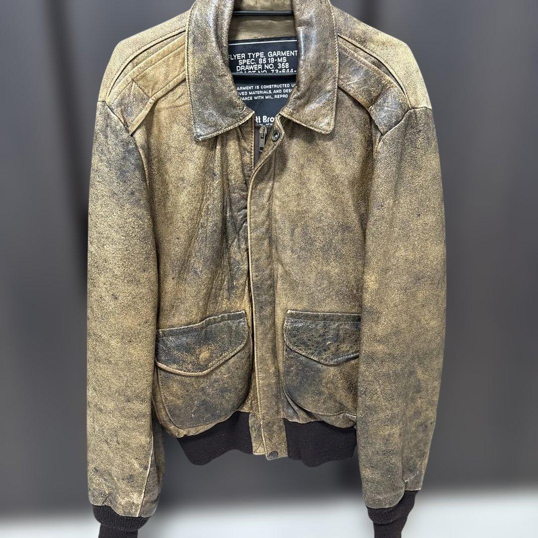 Schott Bros. Flyer Type Garment 40 ブラウン