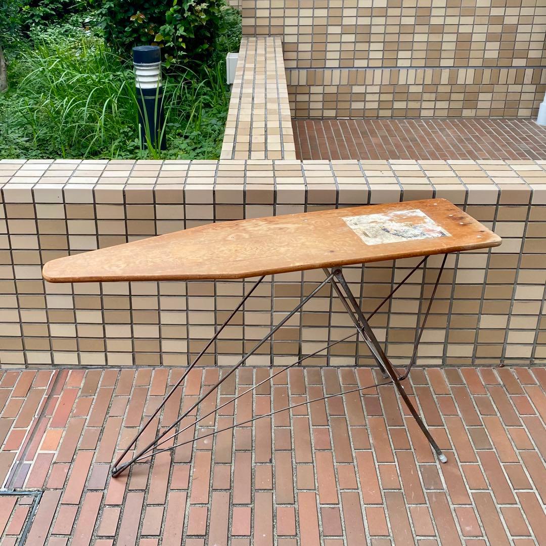 アイロン台★アウトドアテーブル★ビンテージUSAアンティーク★アメリカ店舗什器