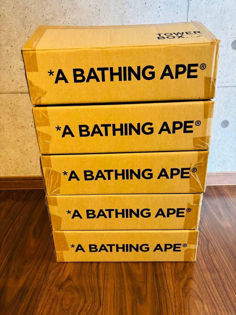 激レア 【5個セット】A BATHING APE TOWER BOX 完売品