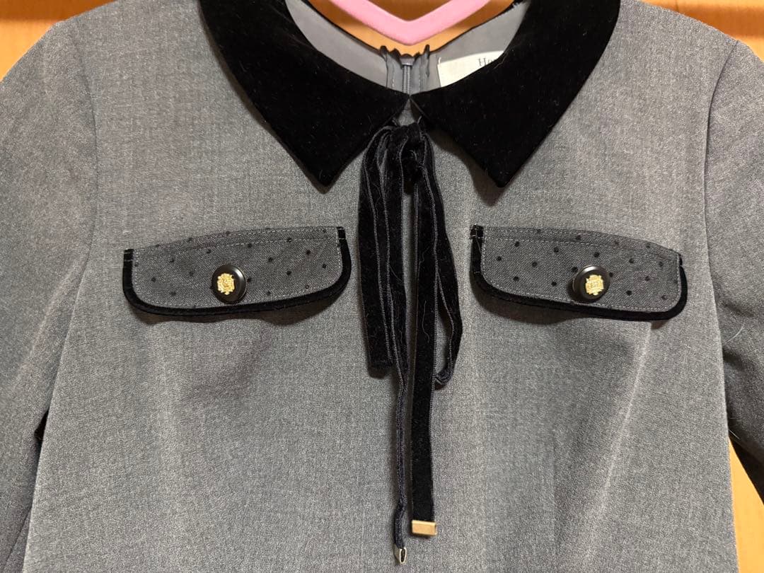 ワンピース herlipto Garnier Pleated Dress S