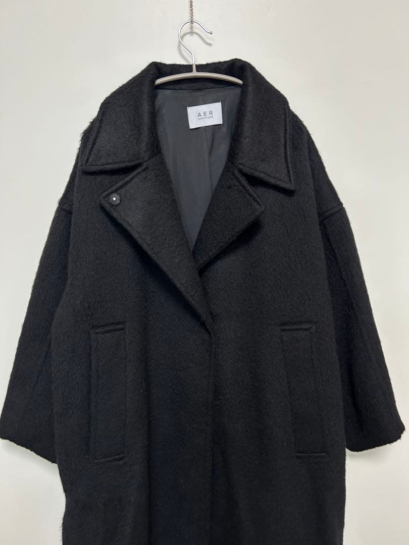 ADAM ET ROPÉ FEMME 【WEB限定】ステンカラーシャギーコート