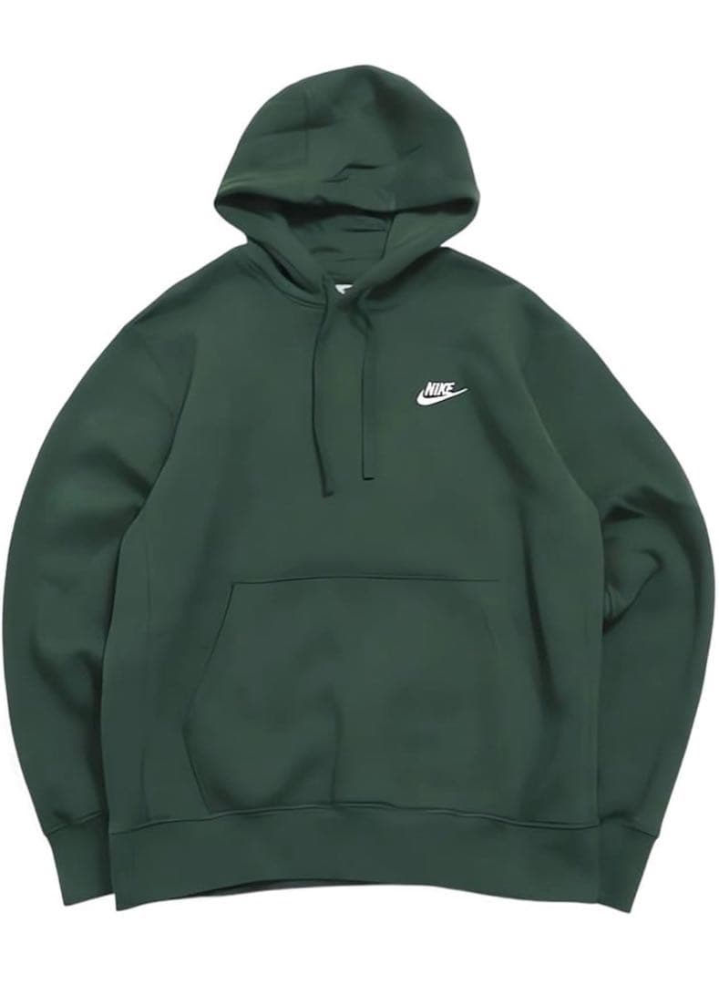 Nike ダークグリーン フード付きパーカー